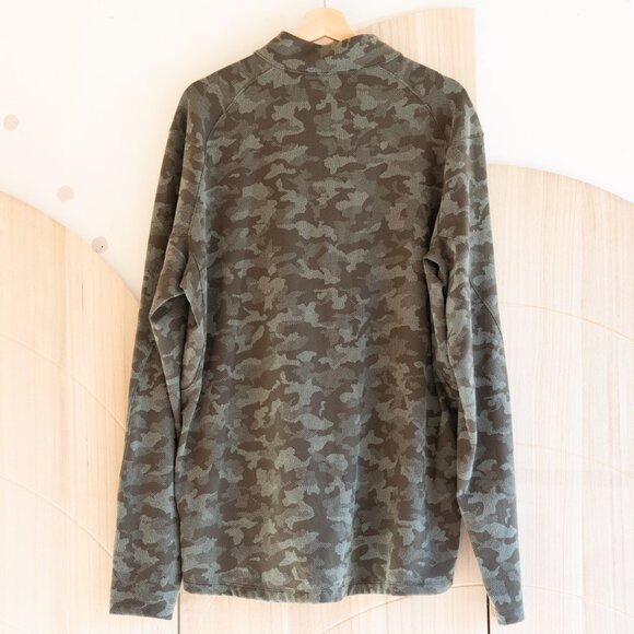 Lululemon | Camo Quarter Zip Pull Over - Picture 2 of 3